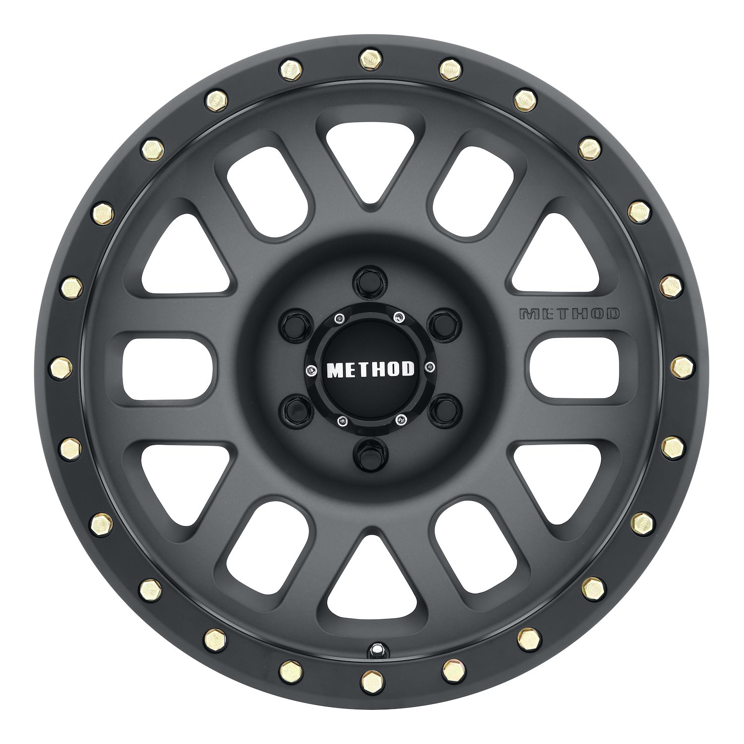 MR30978560800 STREET MR309 Grid Wheel [Size: 17" x 8.5"] Titanium w/ Matte Black Lip