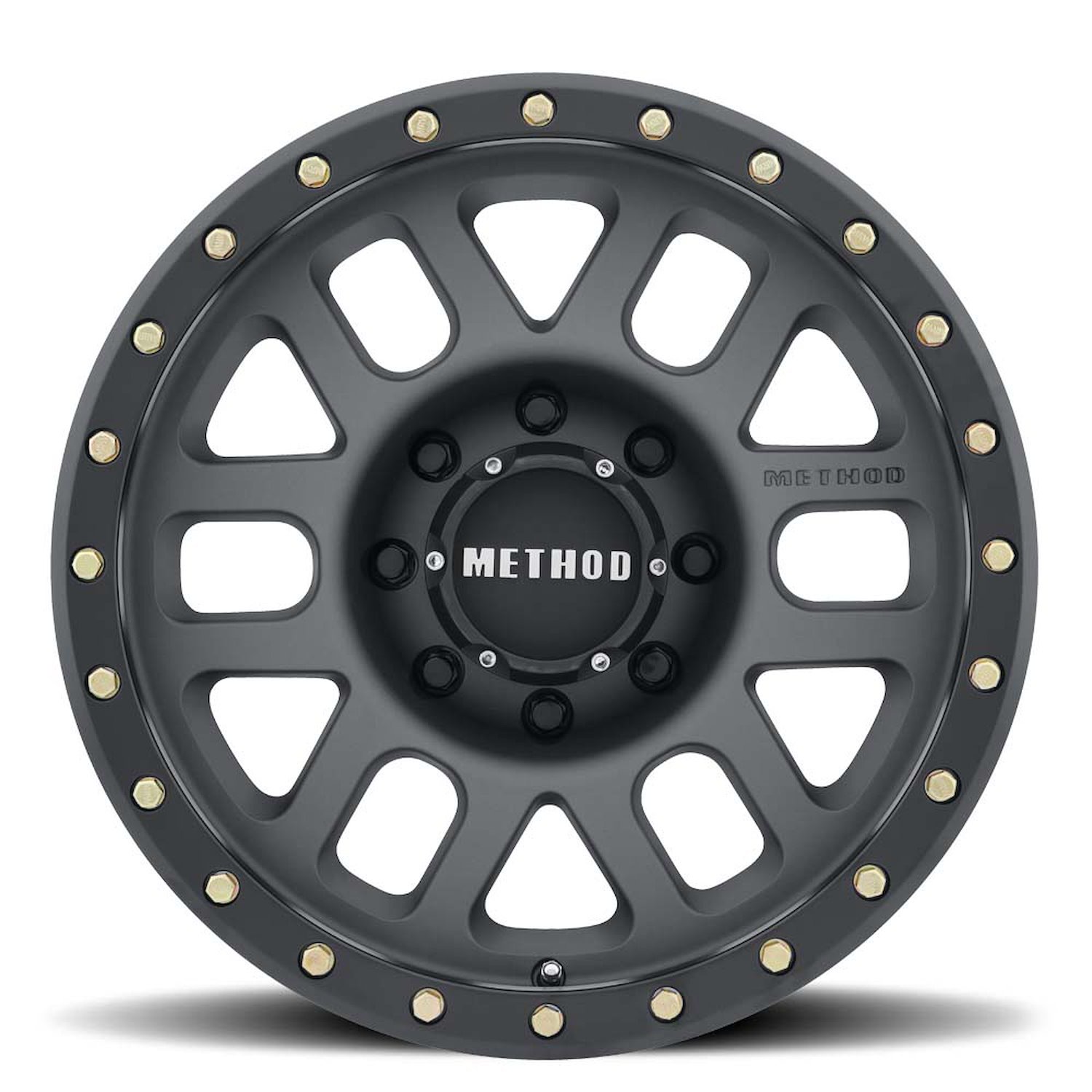 MR30989088818 STREET MR309 Grid Wheel [Size: 18" x 9"] Titanium w/ Matte Black Lip