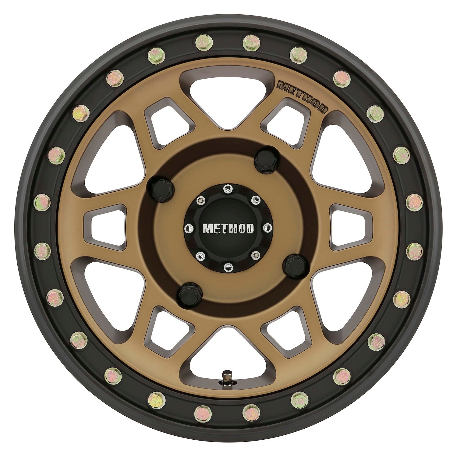 MR40557046943B UTV MR405 UTV Beadlock Wheel [Size: 15" x 7"] Method Bronze w/ Matte Black Ring