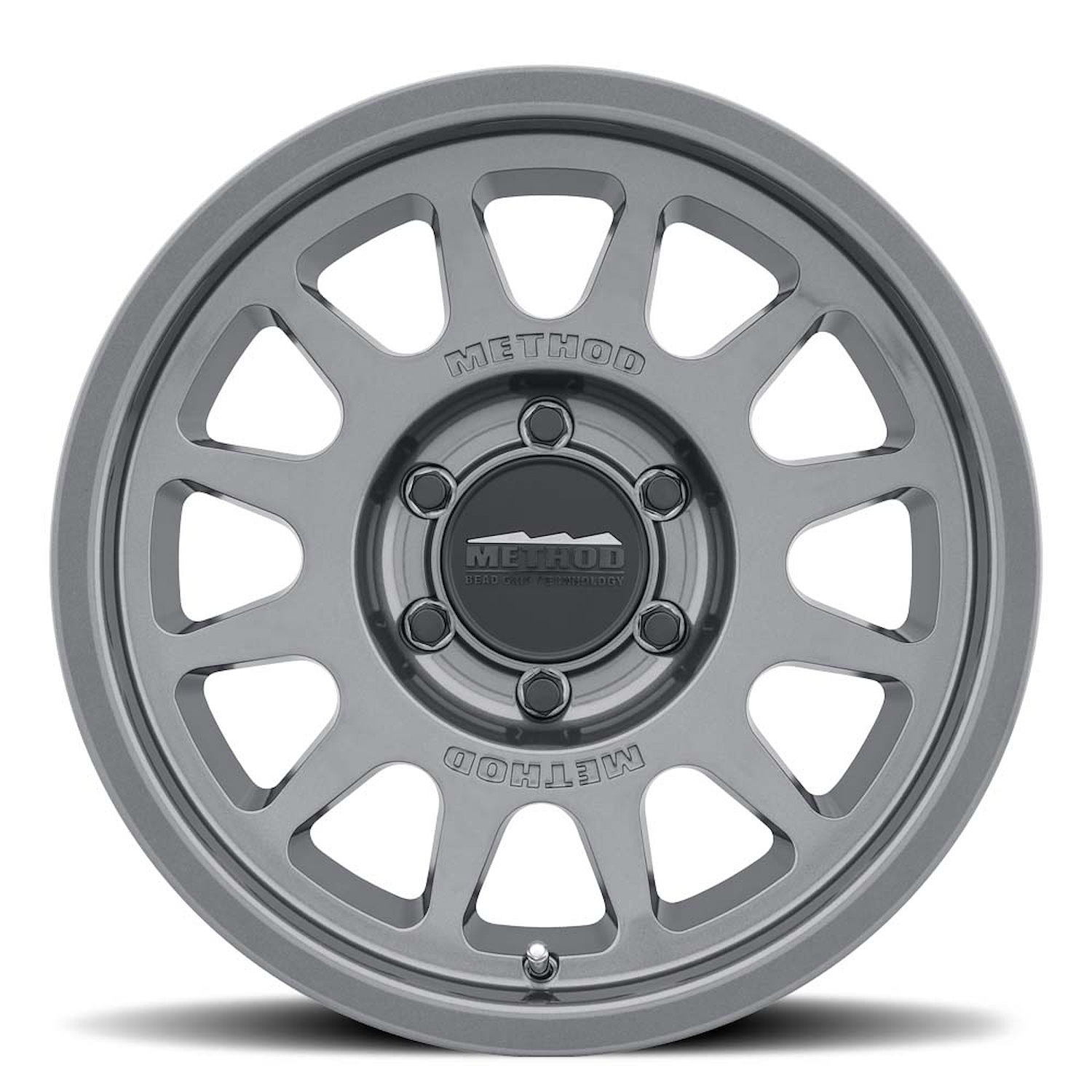 MR70379060812N TRAIL MR703 Bead Grip Wheel [Size: 17" x 9"] Gloss Titanium