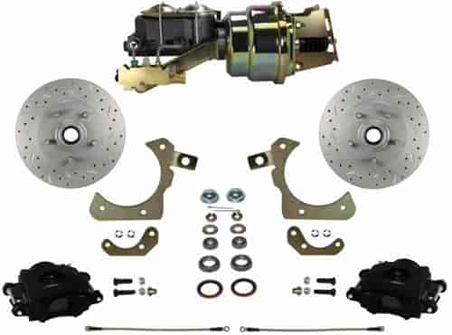 Chevy Tri-Five, GM Full Size Front Disc Brake Conversion Kit for Factory Spindles