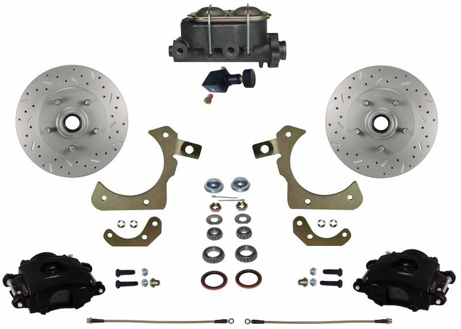 GM B-Body, GM Full Size Front Disc Brake Conversion Kit for Factory Spindles
