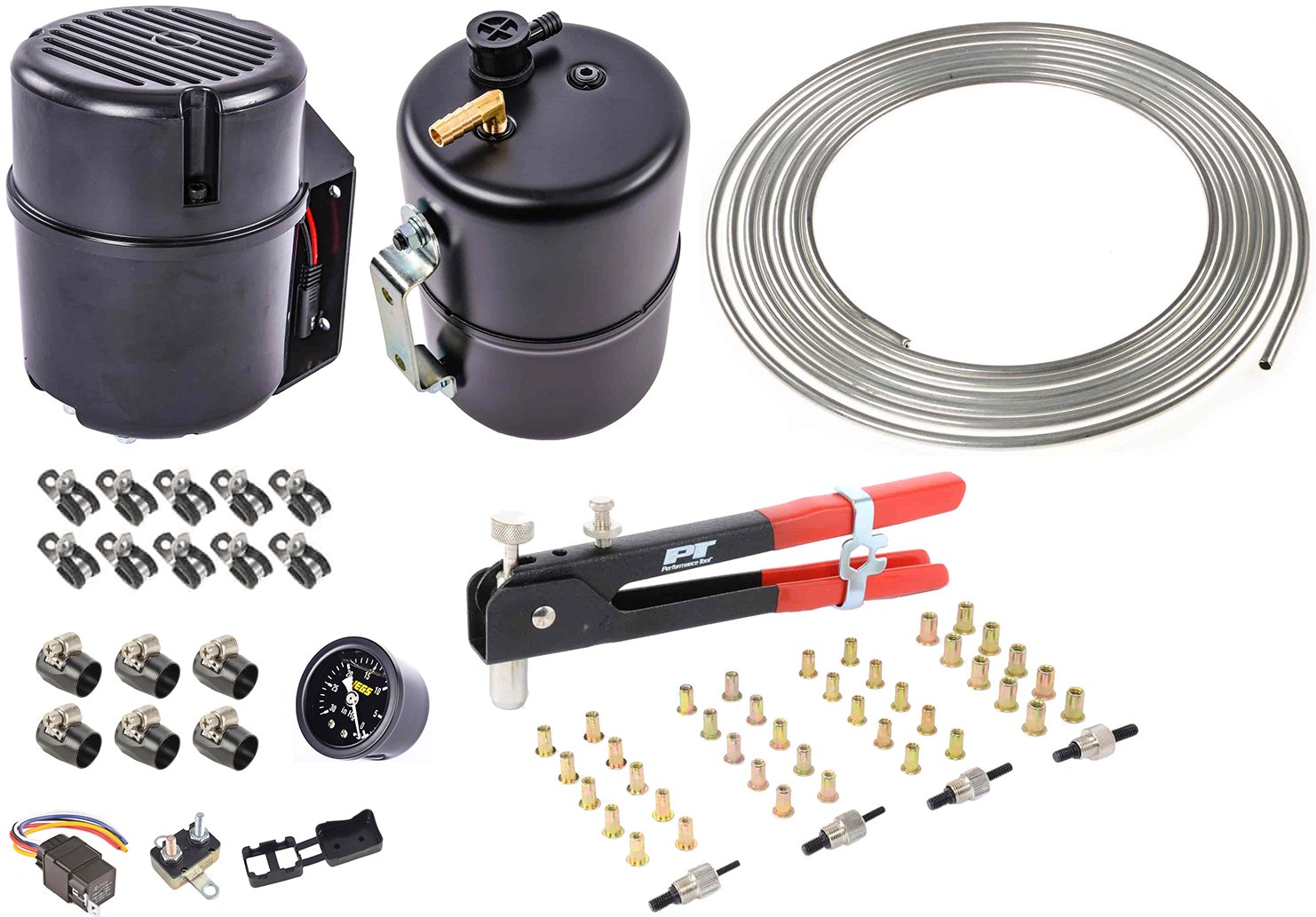 Black Bandit Electric Vacuum Pump and Reserve Canister Kit