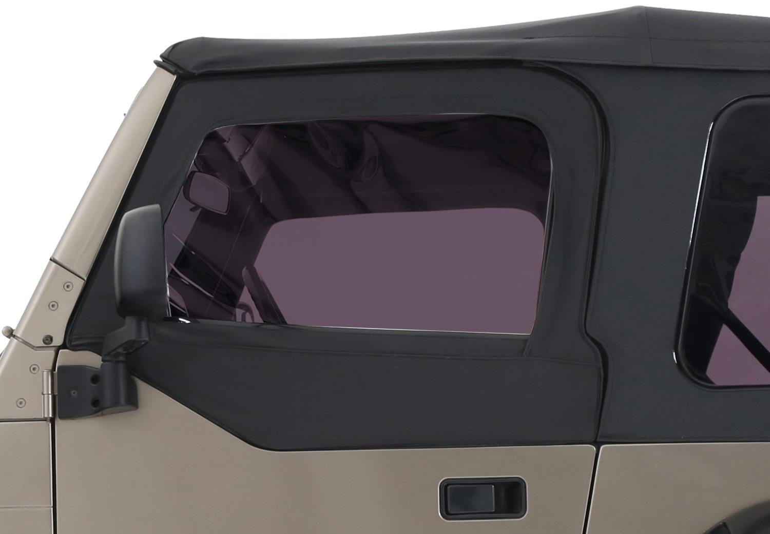 Replacement Soft Upper Doors Tinted - Pair - TJ, 1997-2006 Jeep Wrangler