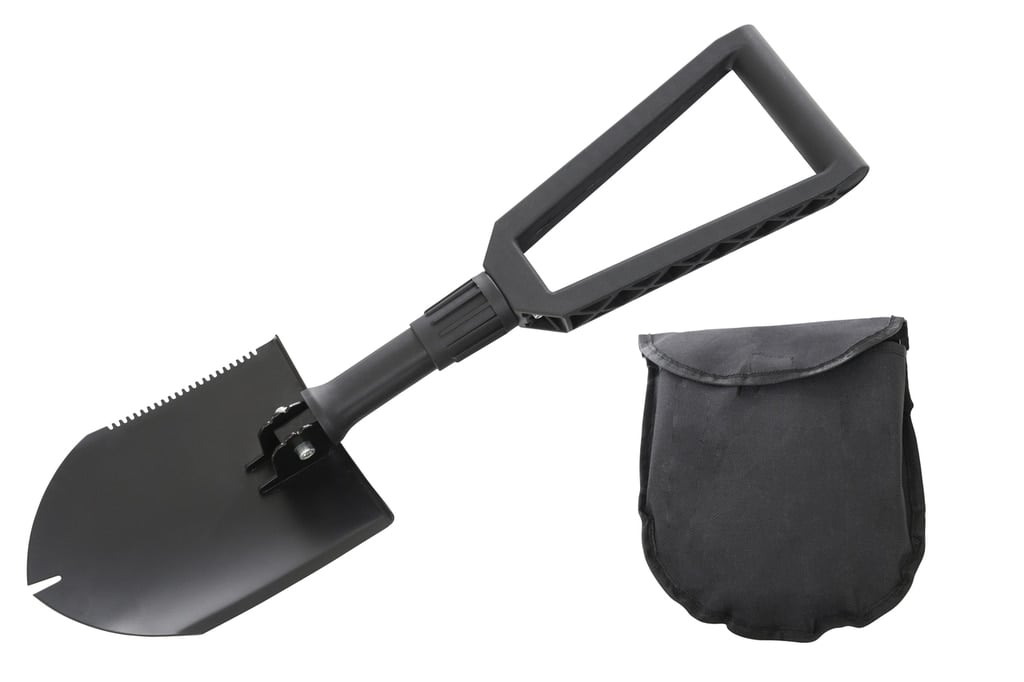 Multi Functional Military Style Utility Shovel with Nylon Carrying Case