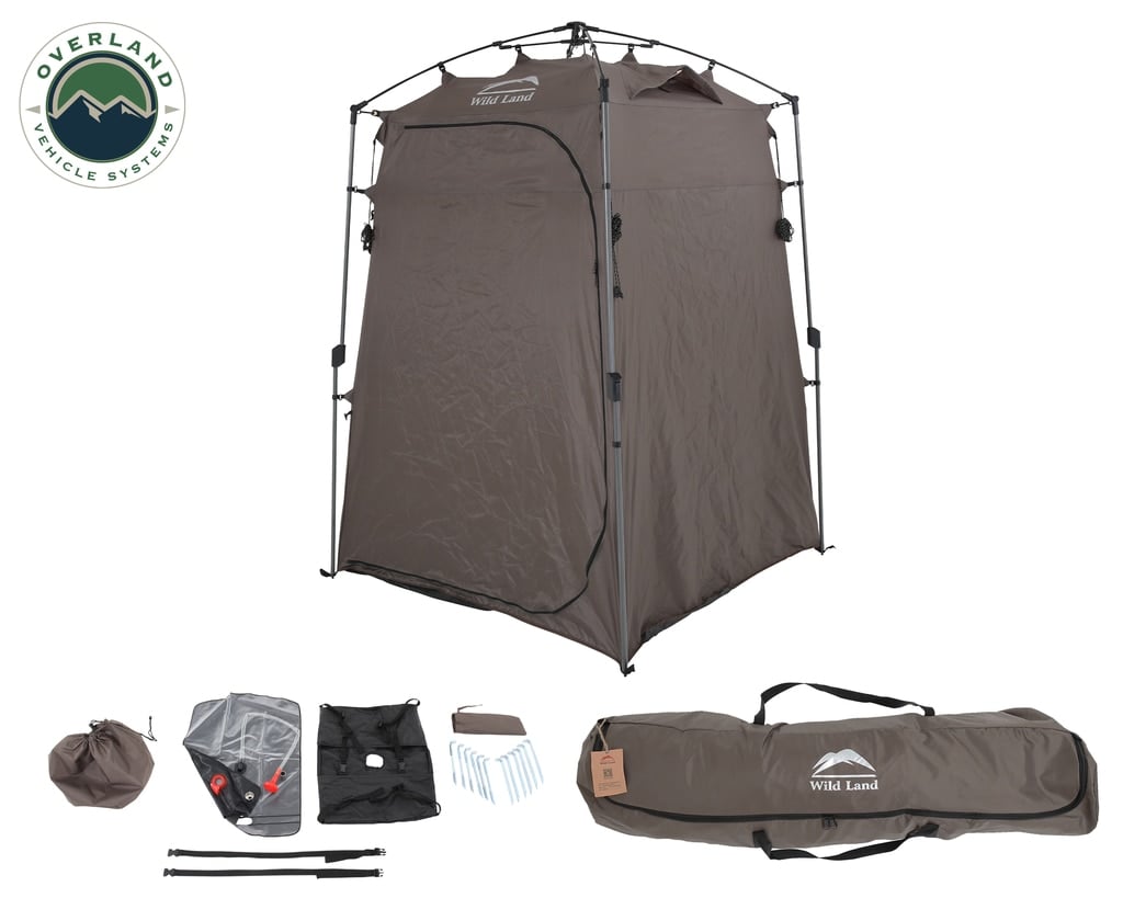 Wild Land Camping Gear - Changing Room With Shower and Storage Bag