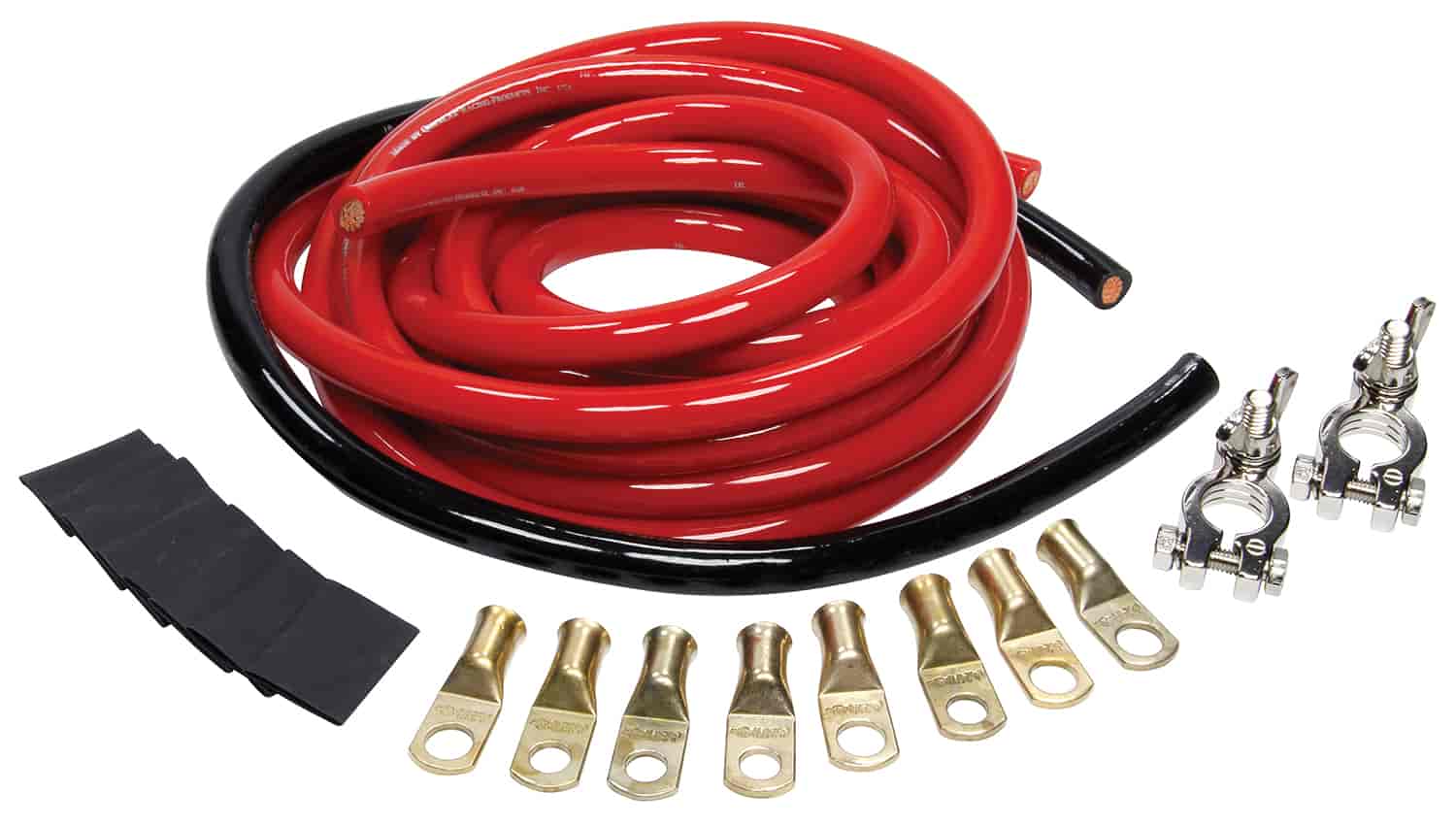 QuickCar Racing Products 57-010 Battery Cable Kit with Terminals and Power Rings 