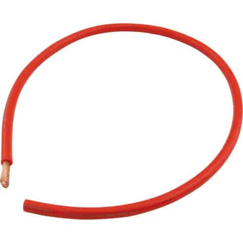 Power Cable 4 AWG Red 1 Ft.