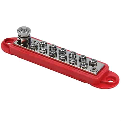 12 Point Power Distribution Block - Red