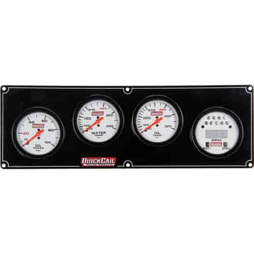 Extreme 4-Gauge Panel LCD Tachometer/Oil Pressure/Water Temp/Oil