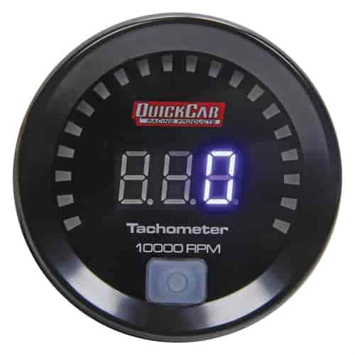 Digital Tachometer 0-10,000 RPM 2-1/16"