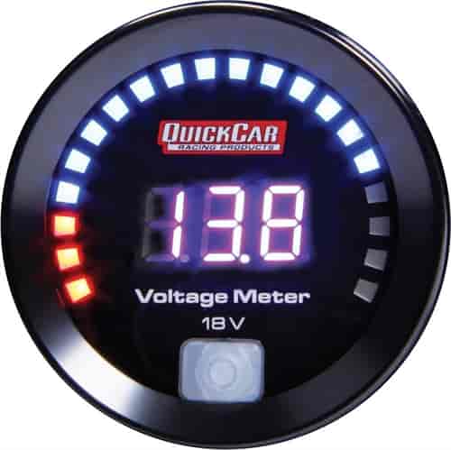 Digital Voltage Gauge 8-18 Volts 2-1/16"