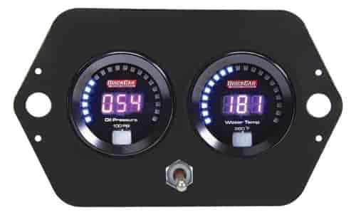 Digital Open Wheel Gauge Panel With Rechargeable 12V Battery