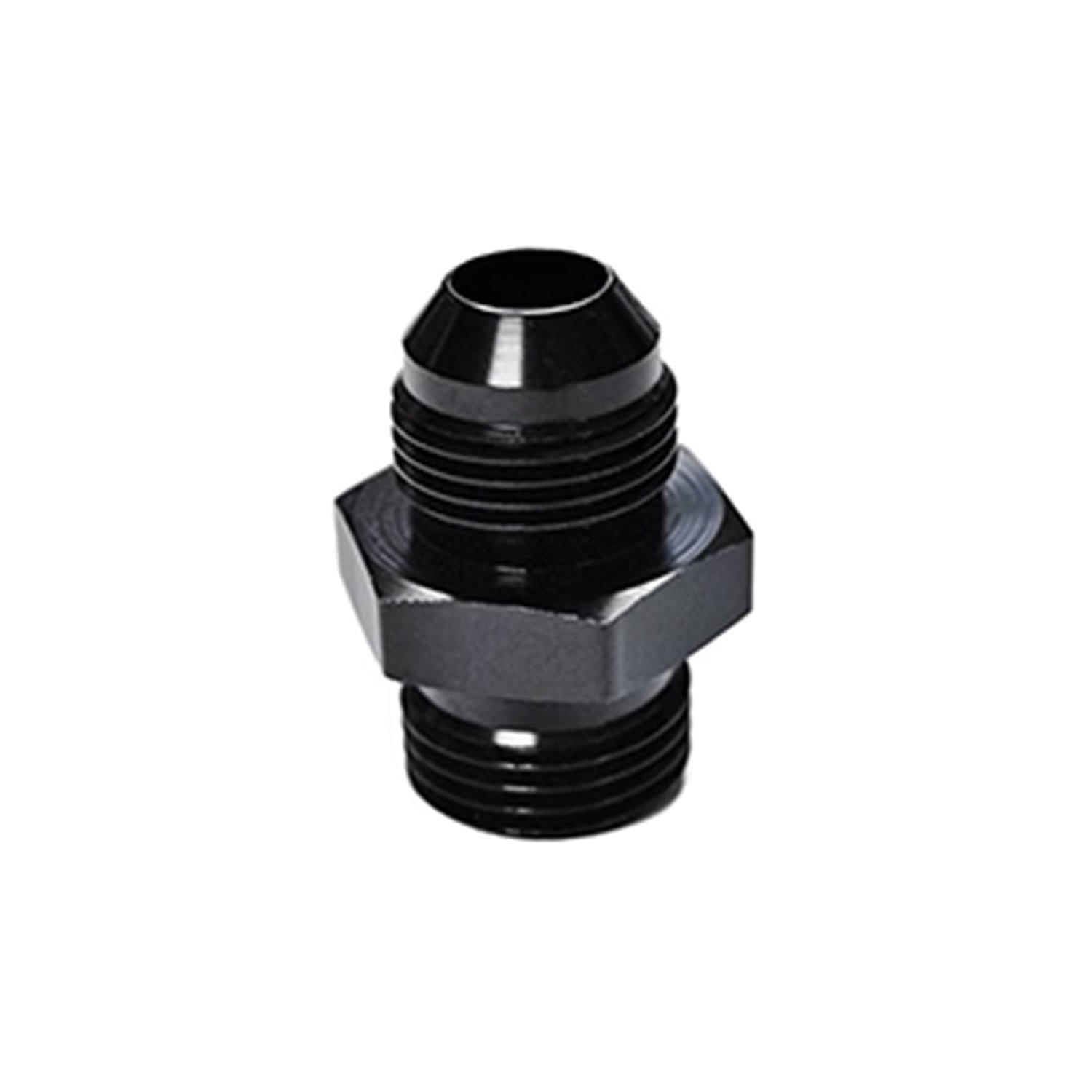 22-NPSM14AN06-00 Adapter Fitting, 1/4 in. NPSM Male to AN06 Male, Straight [Anodized Aluminum]