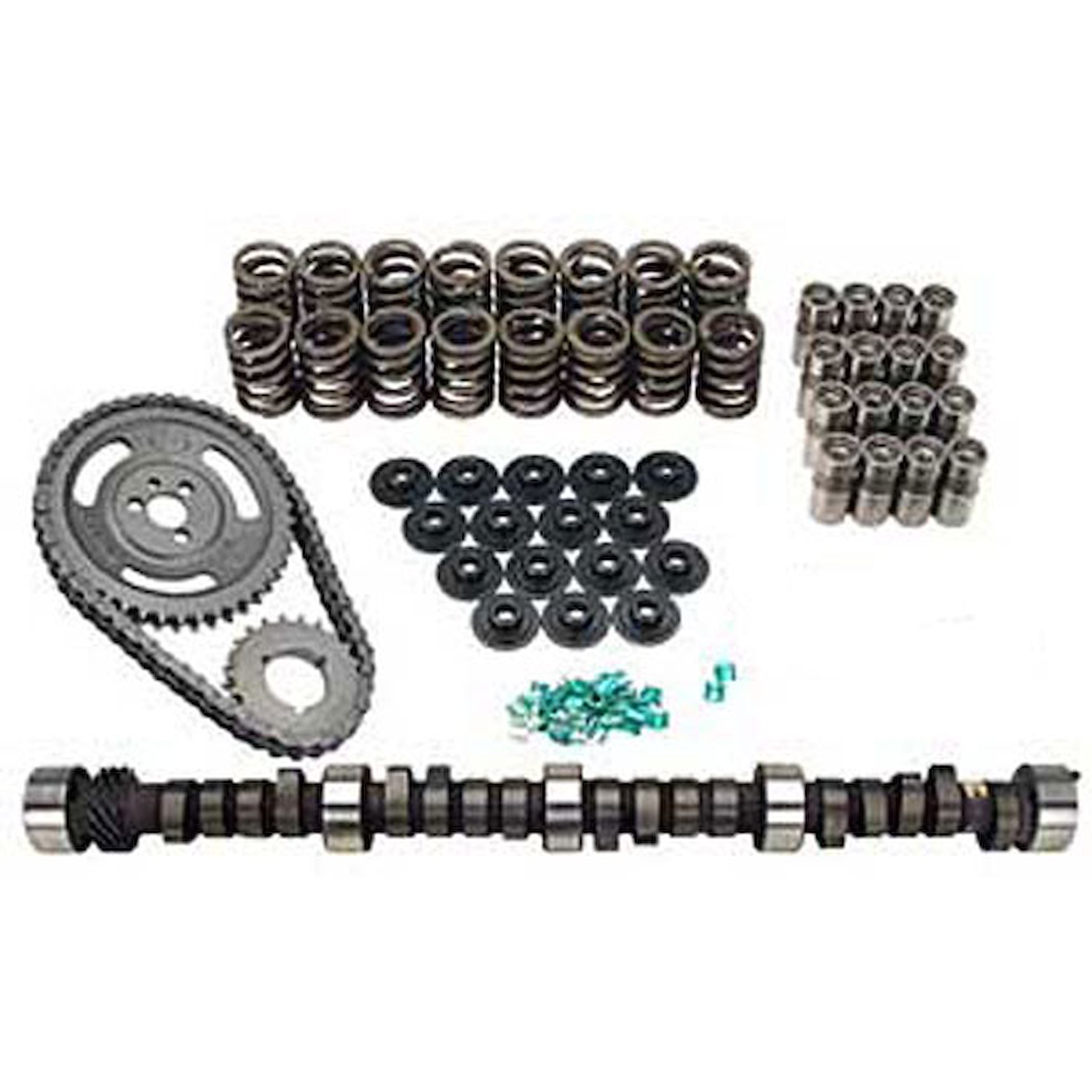 Voodoo Hydraulic Flat Tappet Camshaft Complete Kit Chevy Small Block 262-400 Lift: .489" /.504"