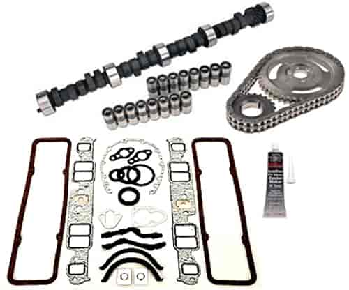 Lunati 10120703K Voodoo Hydraulic Flat Tappet Camshaft Complete Kit Chevy Small