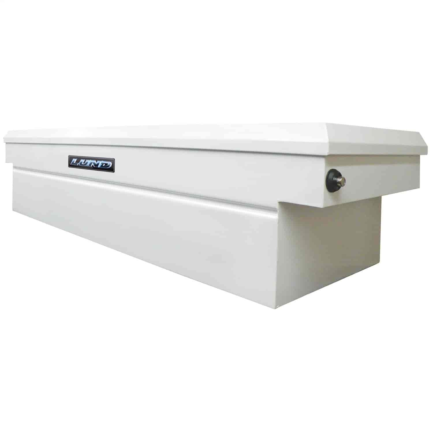 PRO HD Steel Bed Rail Tool Box Length: 70.50" Width: 21" Height: 9.75" White Finish