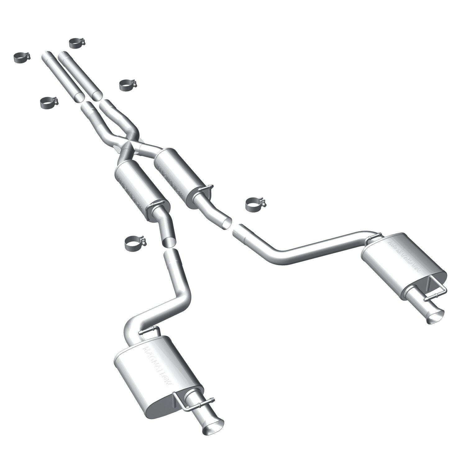 Cat-Back Exhaust System 2011-14 Dodge Charger R/T 5.7L Hemi V8