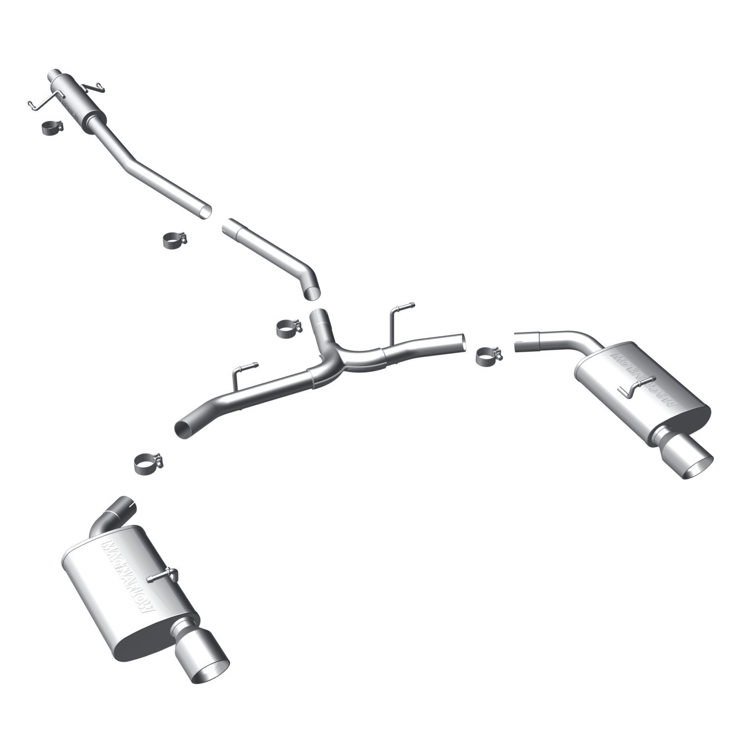 Cat-Back Exhaust System 2007-12 Ford Fusion AWD 3.0L/3.5L V6