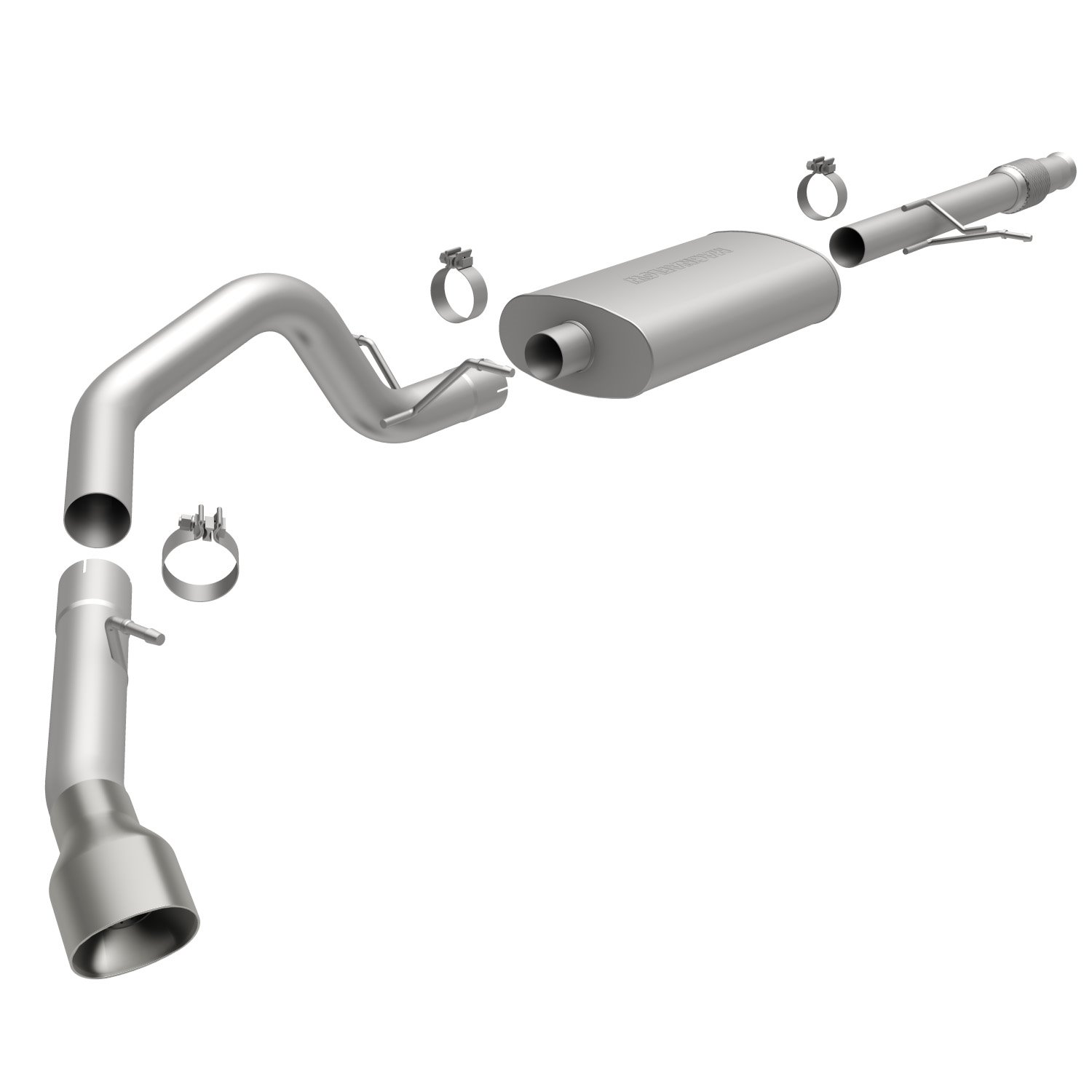MF Series Cat-Back Exhaust System 2010-13 Chevy Avalanche 1500 5.3L V8