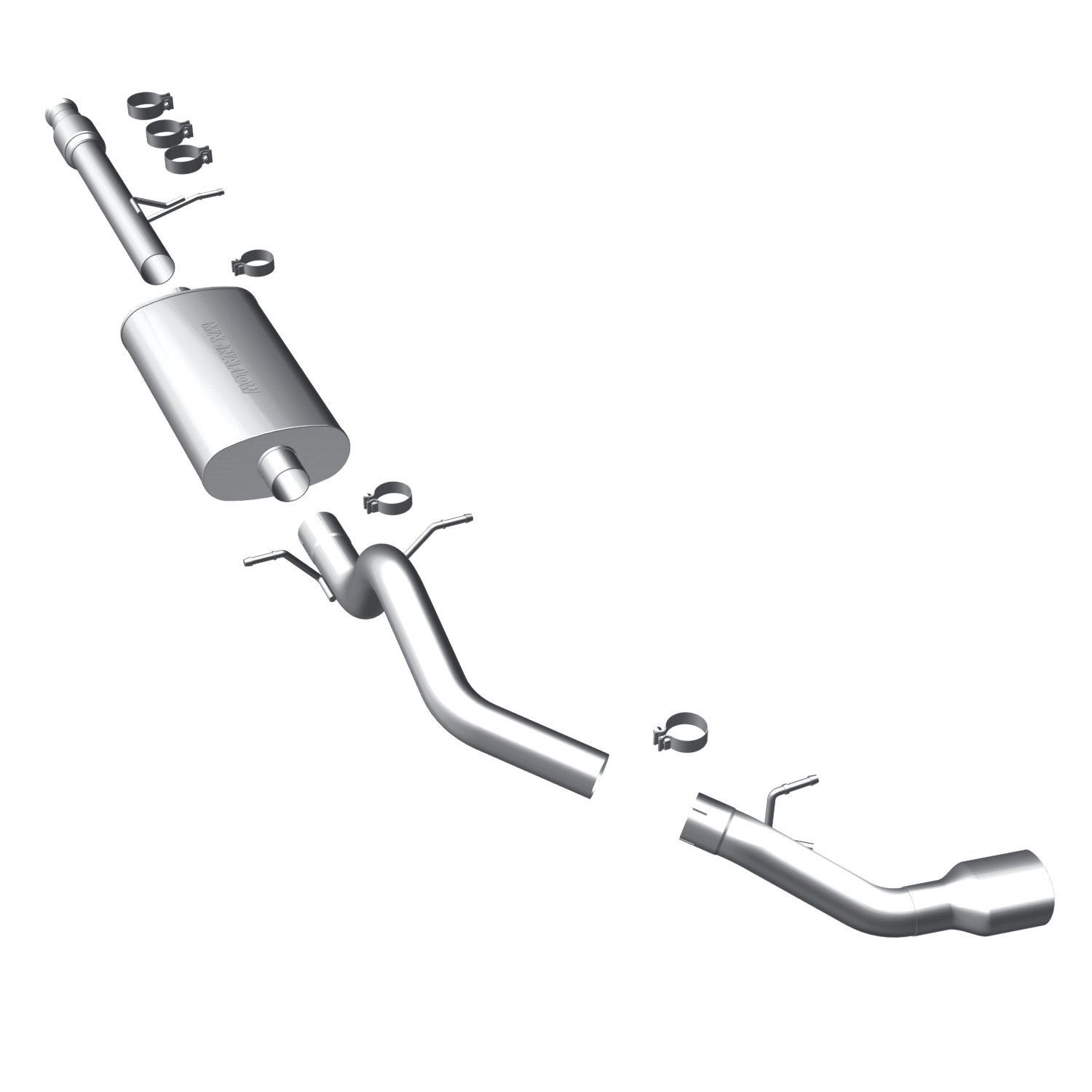 MF Series Cat-Back Exhaust System 2009-2012 Chevy Suburban 1500 5.3L V8