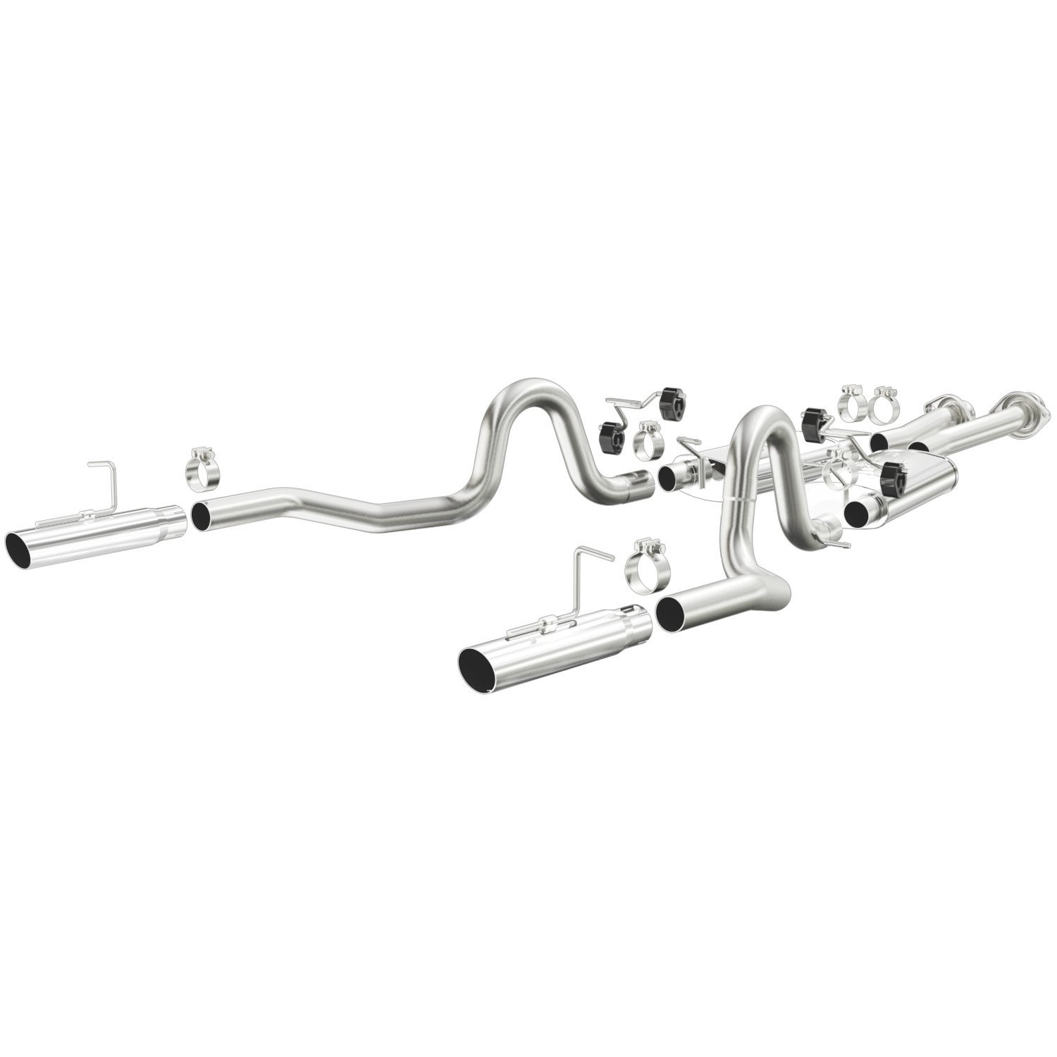 Street Series Cat-Back Exhaust System 1986 Mustang GT/LX