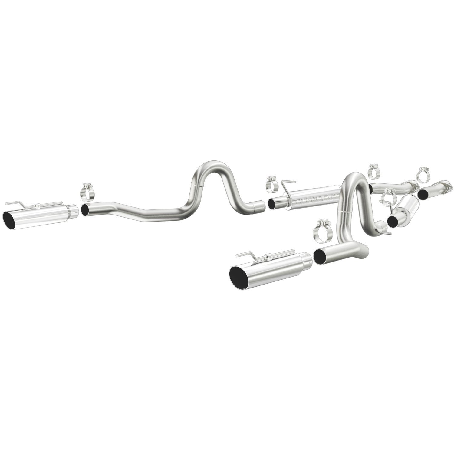 Competition Series Cat-Back Exhaust System 1994-1995 Mustang GT/Cobra 5.0L V8
