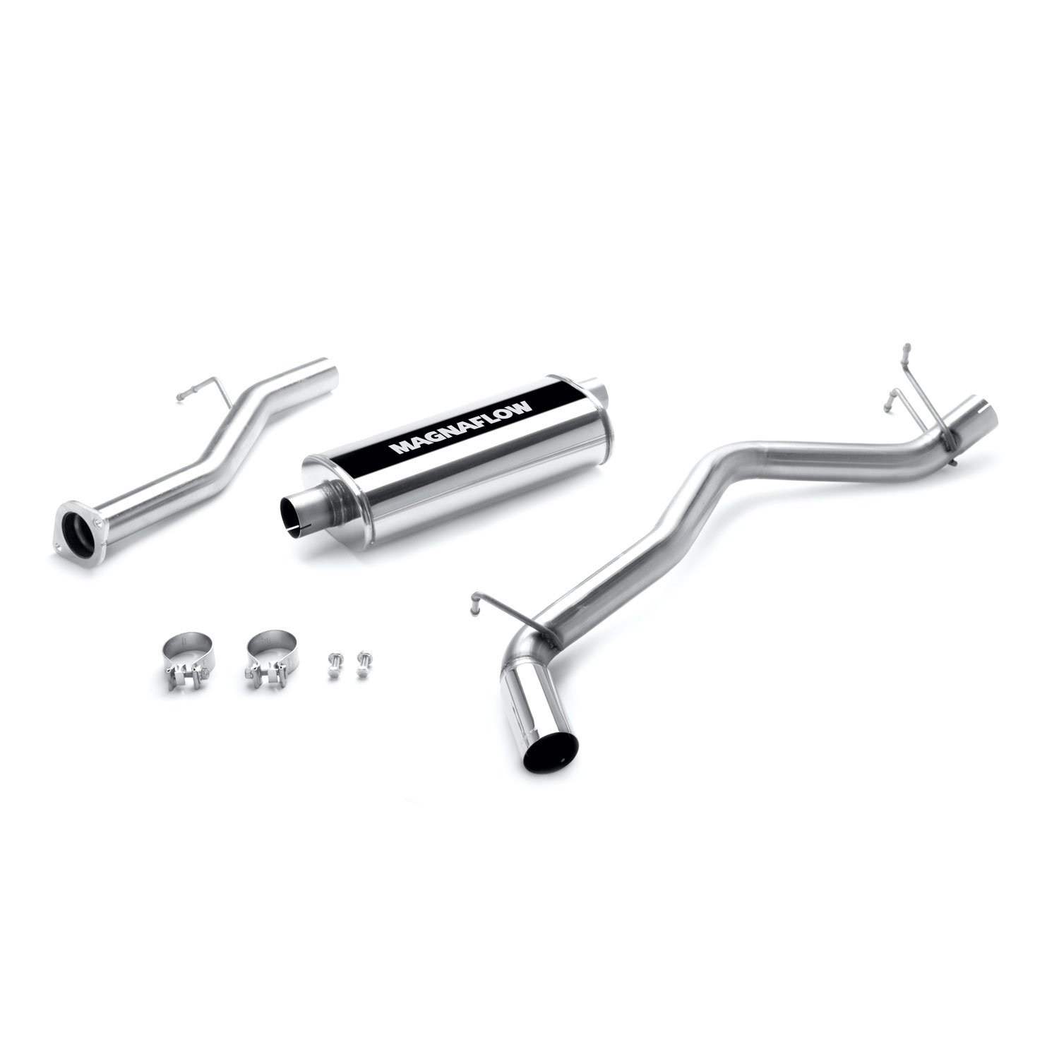 MF Series Cat-Back Exhaust System 2001-04 S10/Sonoma 4.3L (Crew Cab, 55.2" Bed)