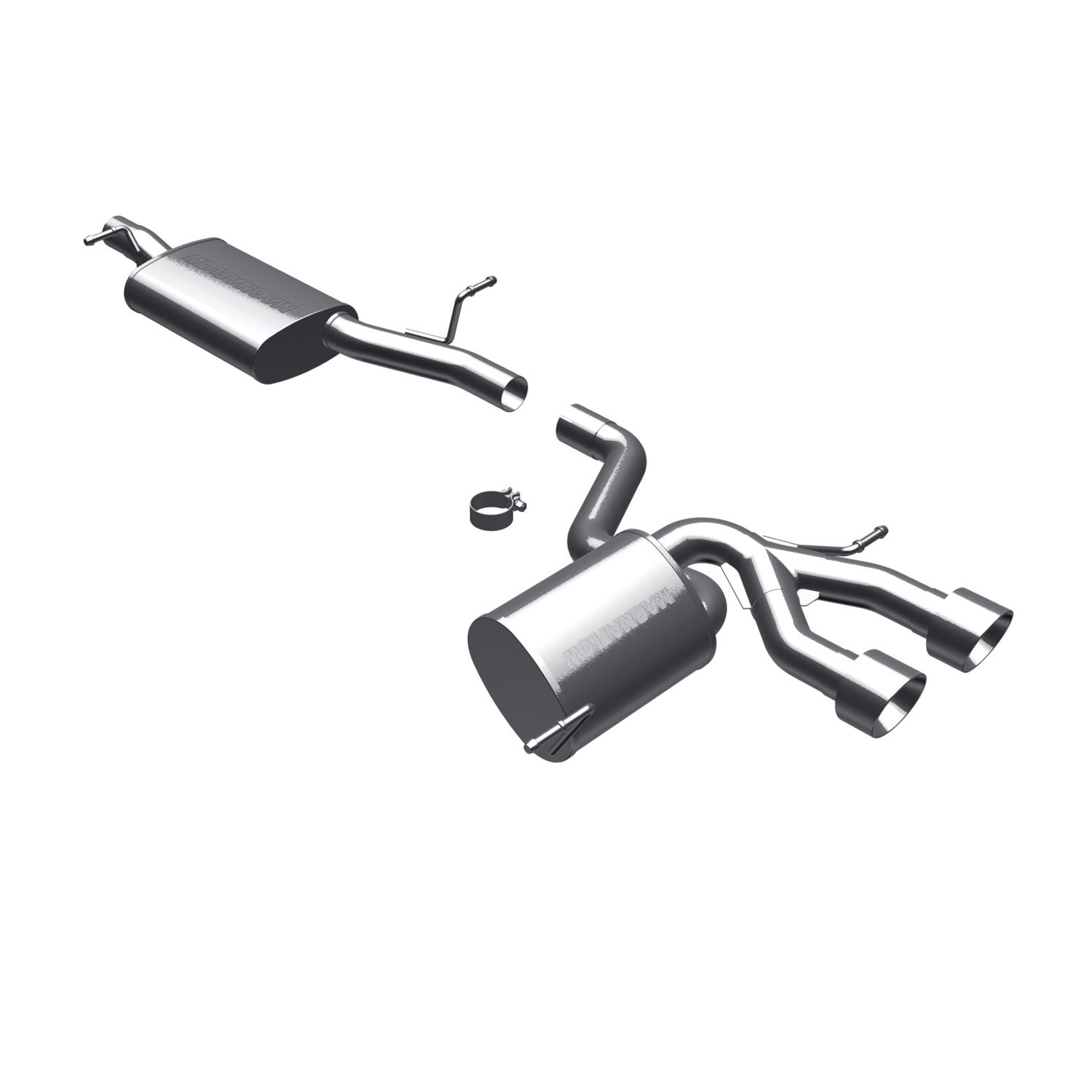 Touring Series Cat-Back Exhaust System 2008 VW R32 3.2L V6