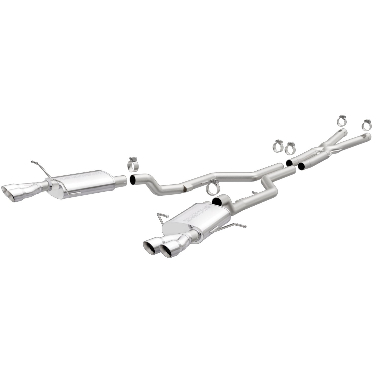Touring Series Cat-Back Exhaust System 2003-07 Maserati Coupe/Gransport 4.2L V8