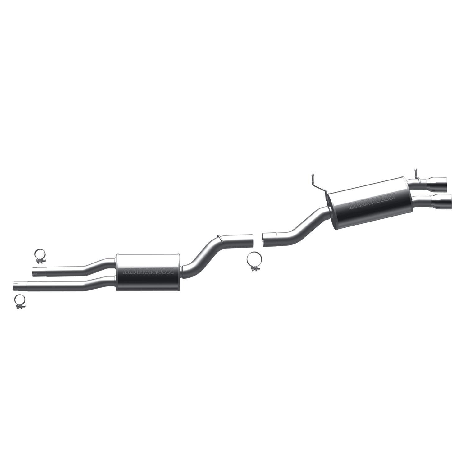 Cat-Back Exhaust System 2004-05 BMW 525i 2.5L