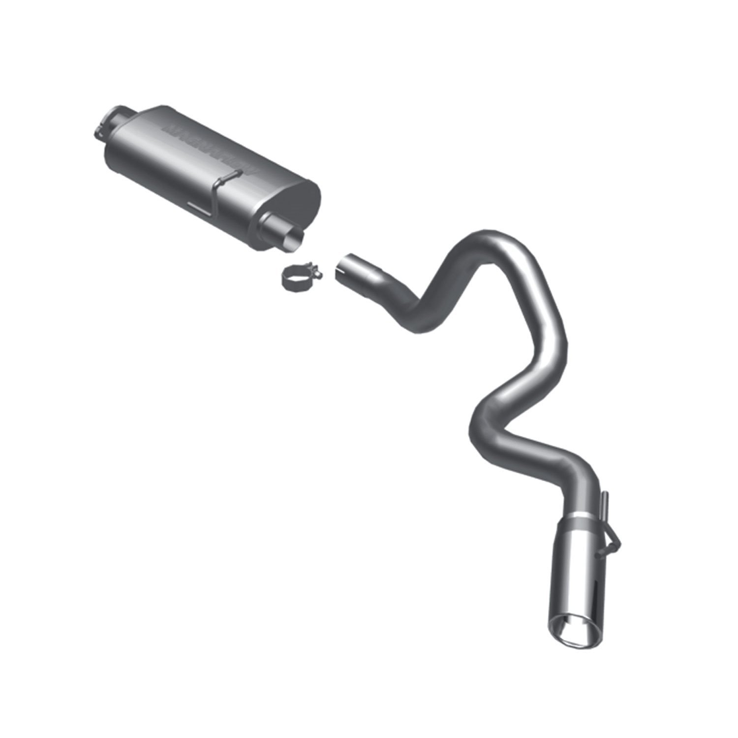 MF Series Cat-Back Exhaust System 1994-1997 Land Rover