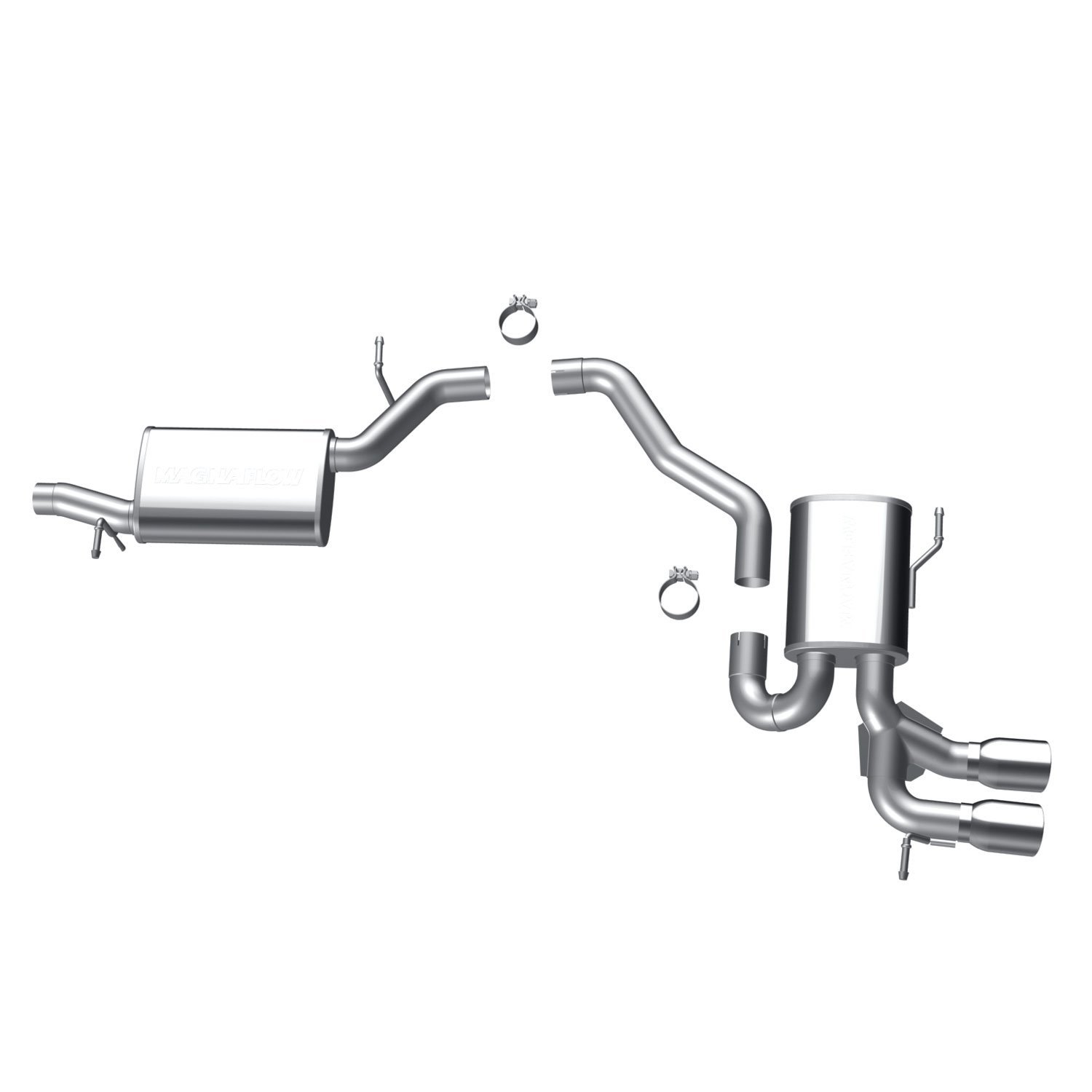 Touring Series Cat-Back Exhaust System 2006-09 Audi A3 Quattro 3.2L V6