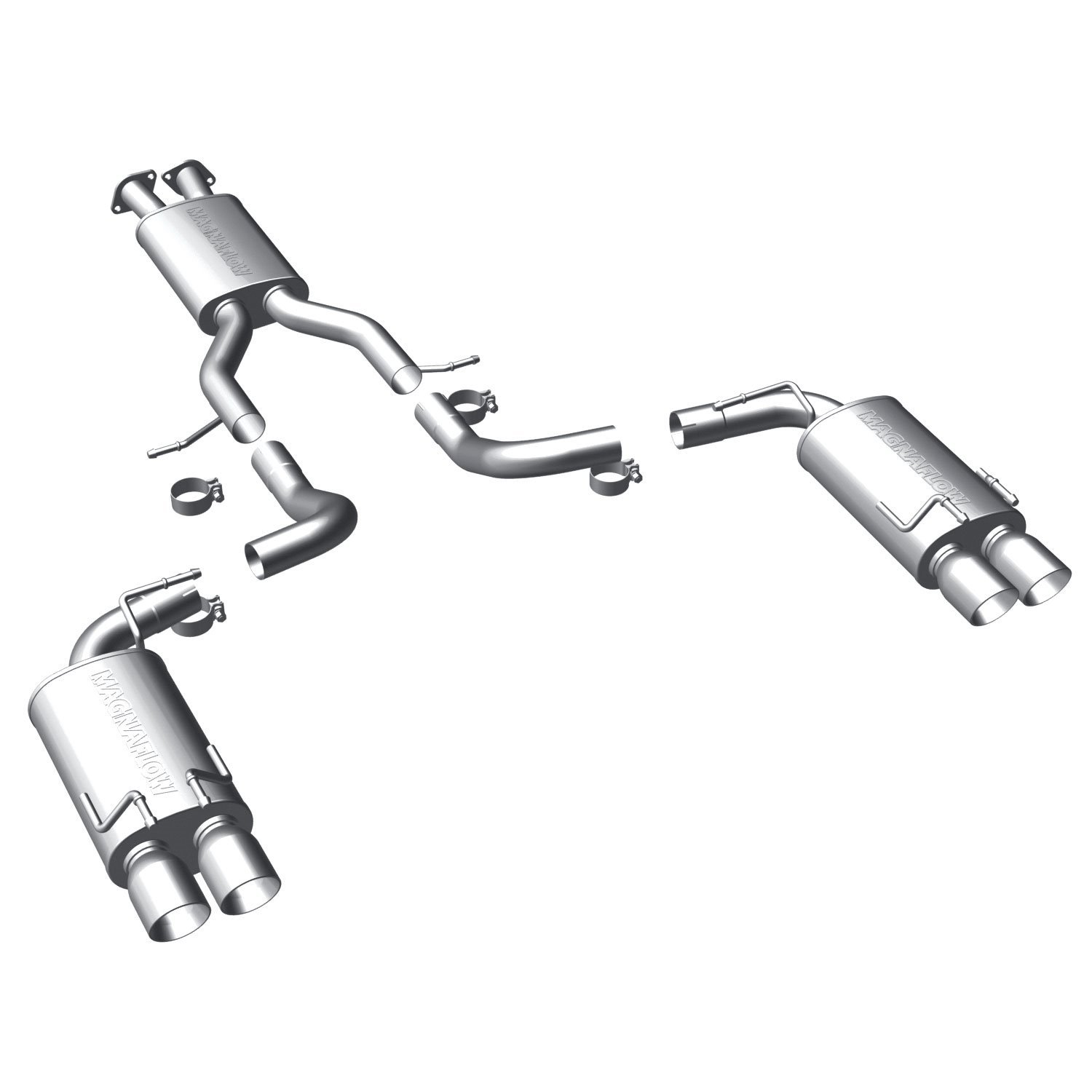 Street Series Cat-Back Exhaust System 1990-1995 for Nissan 300ZX 3.0L V6 (Exc. 2+2 & Turbo)