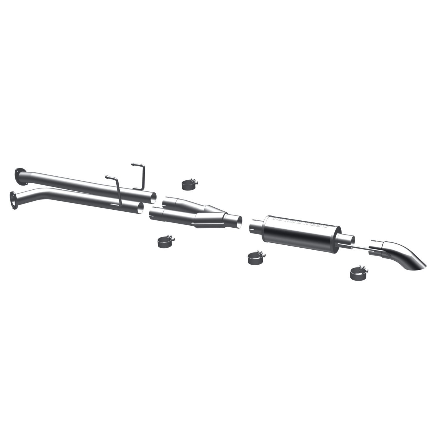 Pro Series Off-Road Cat-Back Exhaust System 2007-08 Toyota Tundra 5.7L (Crew/Extended Cab)