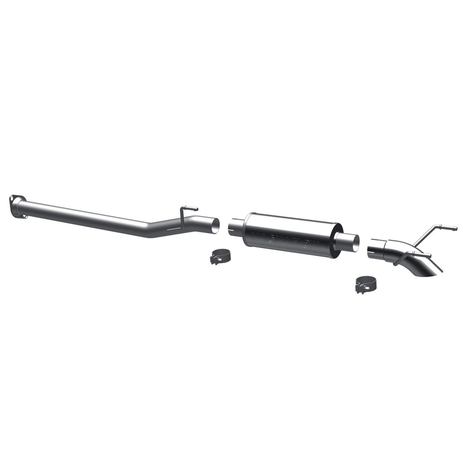 Pro Series Off-Road Cat-Back Exhaust System 2005-12 Tacoma 4.0L (Ext./Crew Cab, 60.3" Bed)