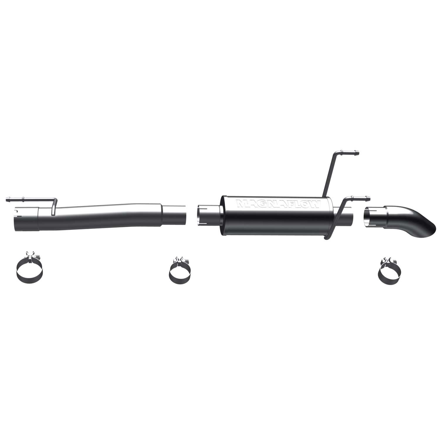 Pro Series Off-Road Cat-Back Exhaust System 2006-07 Dodge Ram 1500 5.7L, Crew/Mega Cab