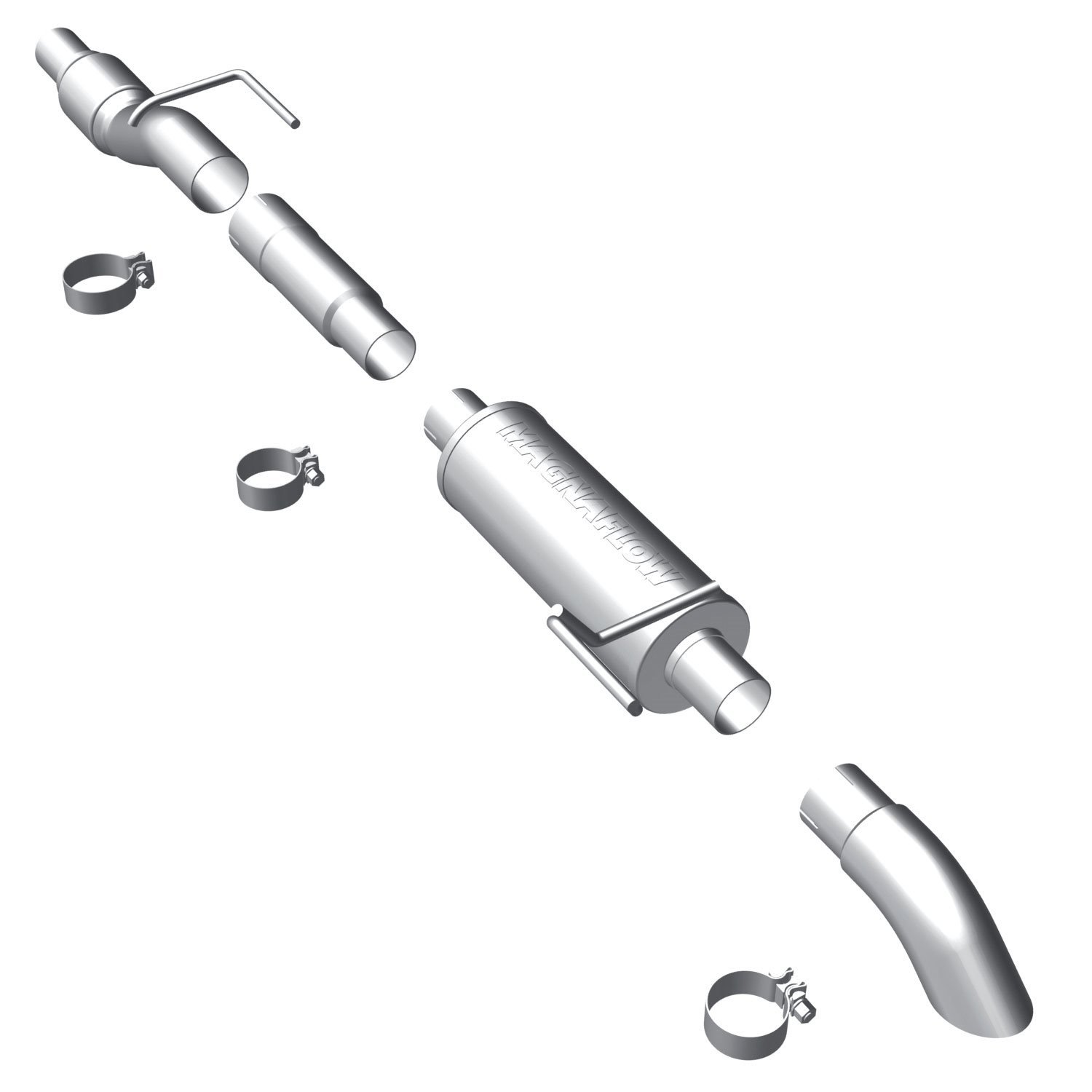 Pro Series Off-Road Cat-Back Exhaust System 2011-14 Ford