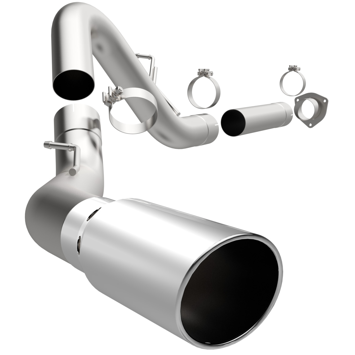 Pro Series Filter-Back Exhaust System 2007-2010 Chevy/GMC 2500HD/3500 6.6L Diesel