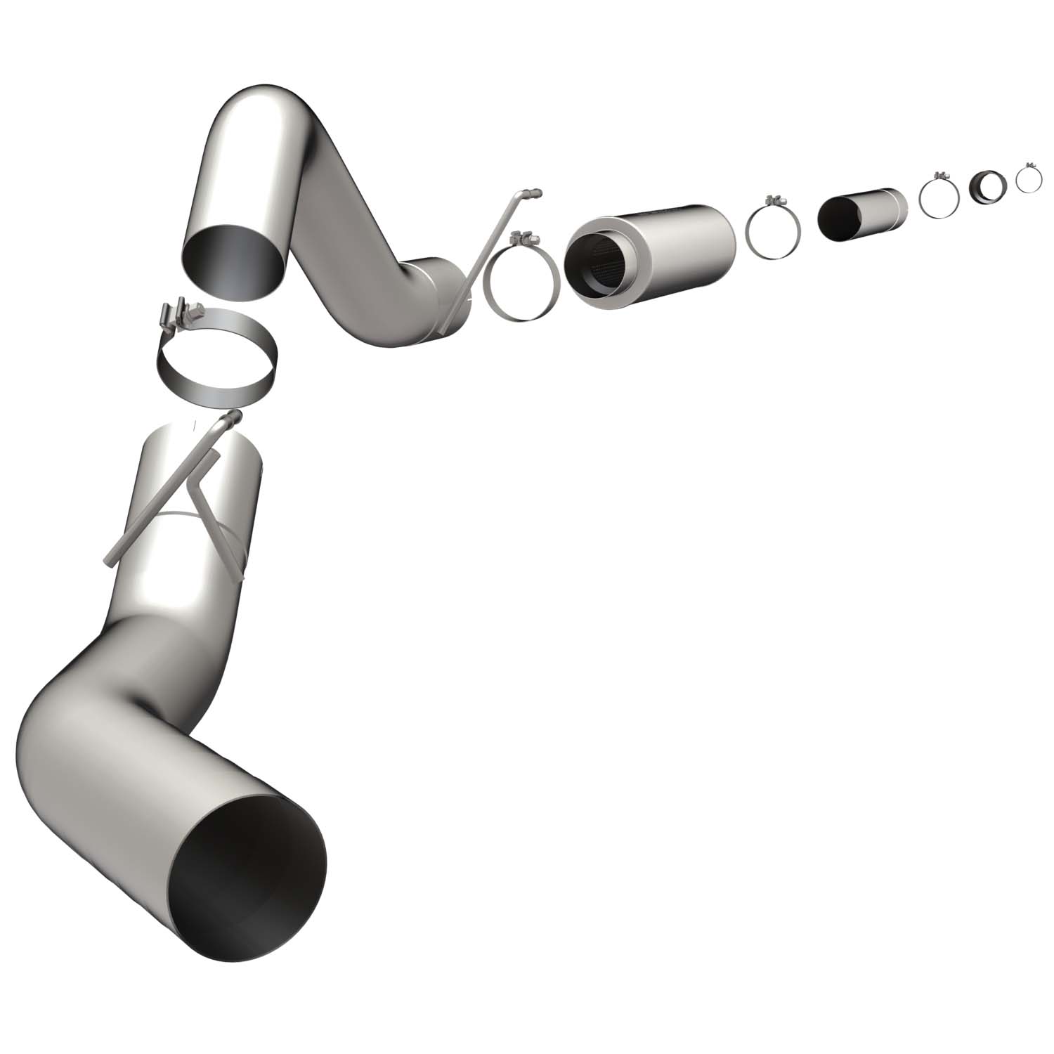 High-Output Pro Series Cat-Back Exhaust System 2004-07 Dodge Ram 2500/3500 5.9L Diesel