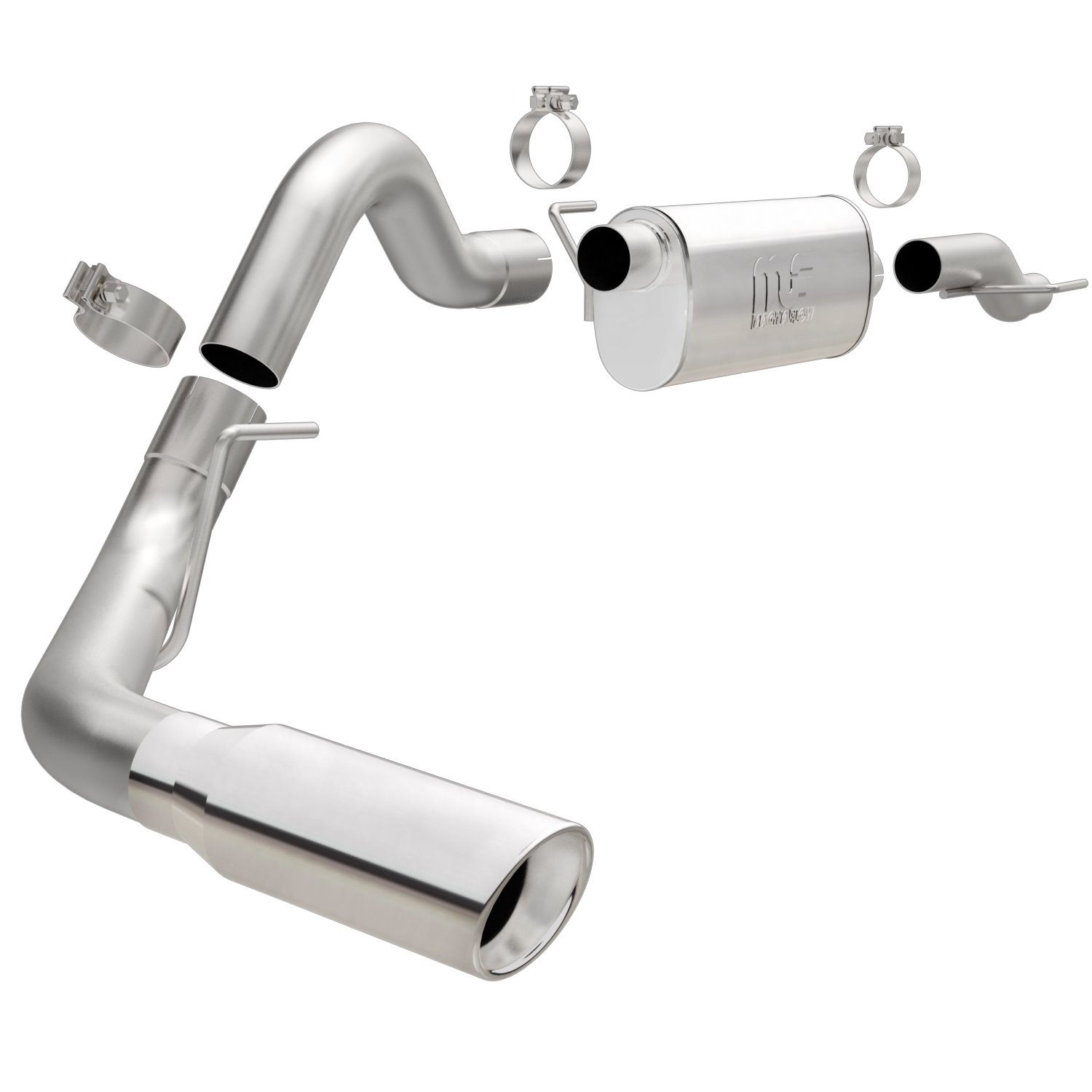 MF Series Cat-Back Exhaust System 2015-2019 Ford F-150 5.0L V8, Extended/Crew Cab