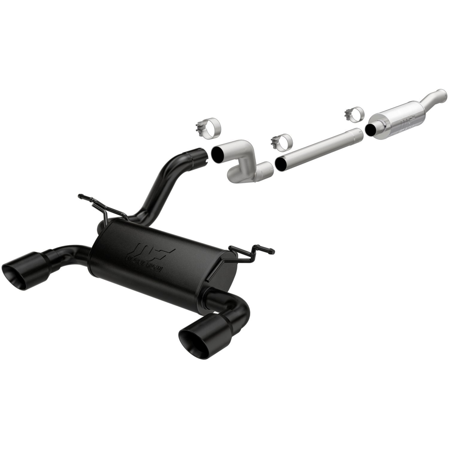 Street Series Cat-Back Exhaust System Fits Select Late-Model Jeep Wrangler JL 3.6L V6