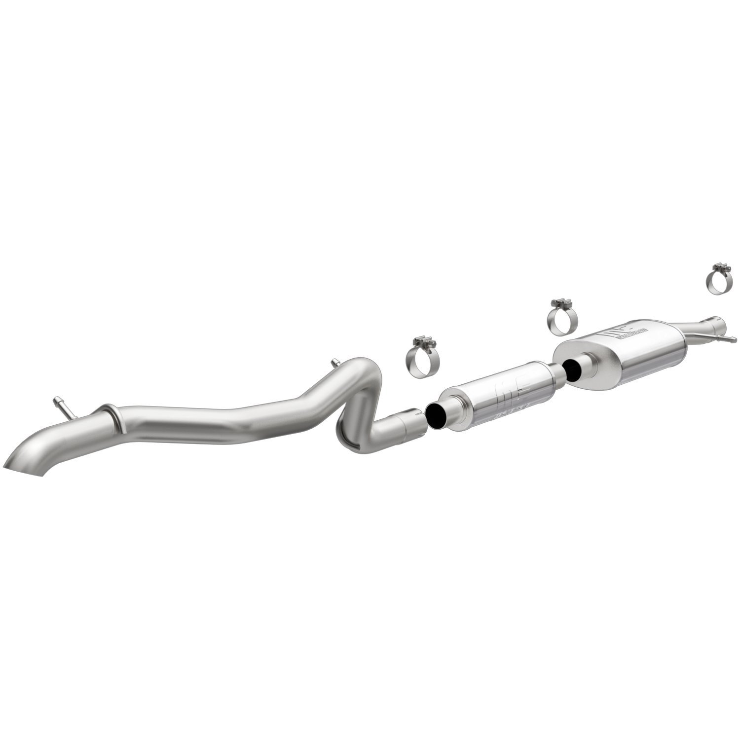 Overland Series Cat-Back Exhaust System 2012-2018 Jeep Wrangler
