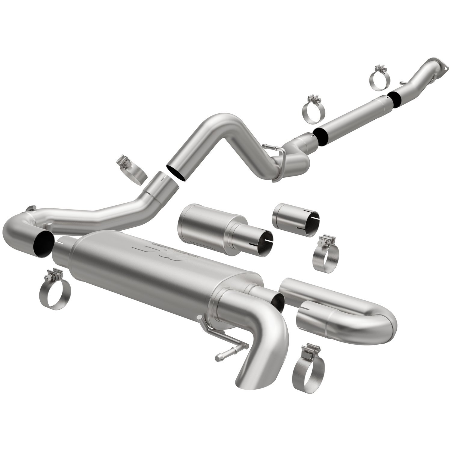 19559 Overland Series Cat-Back Exhaust System for Select Ford Bronco 2.7L V6