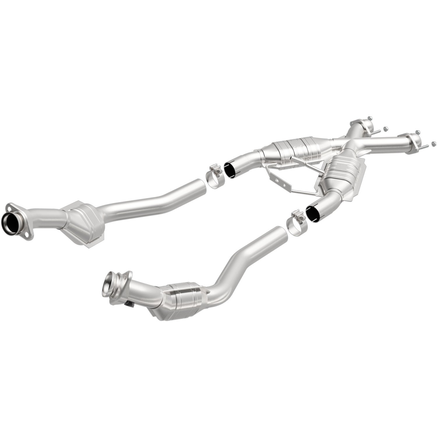 Tru-X Pipe with Converters 1994-95 Ford Mustang GT