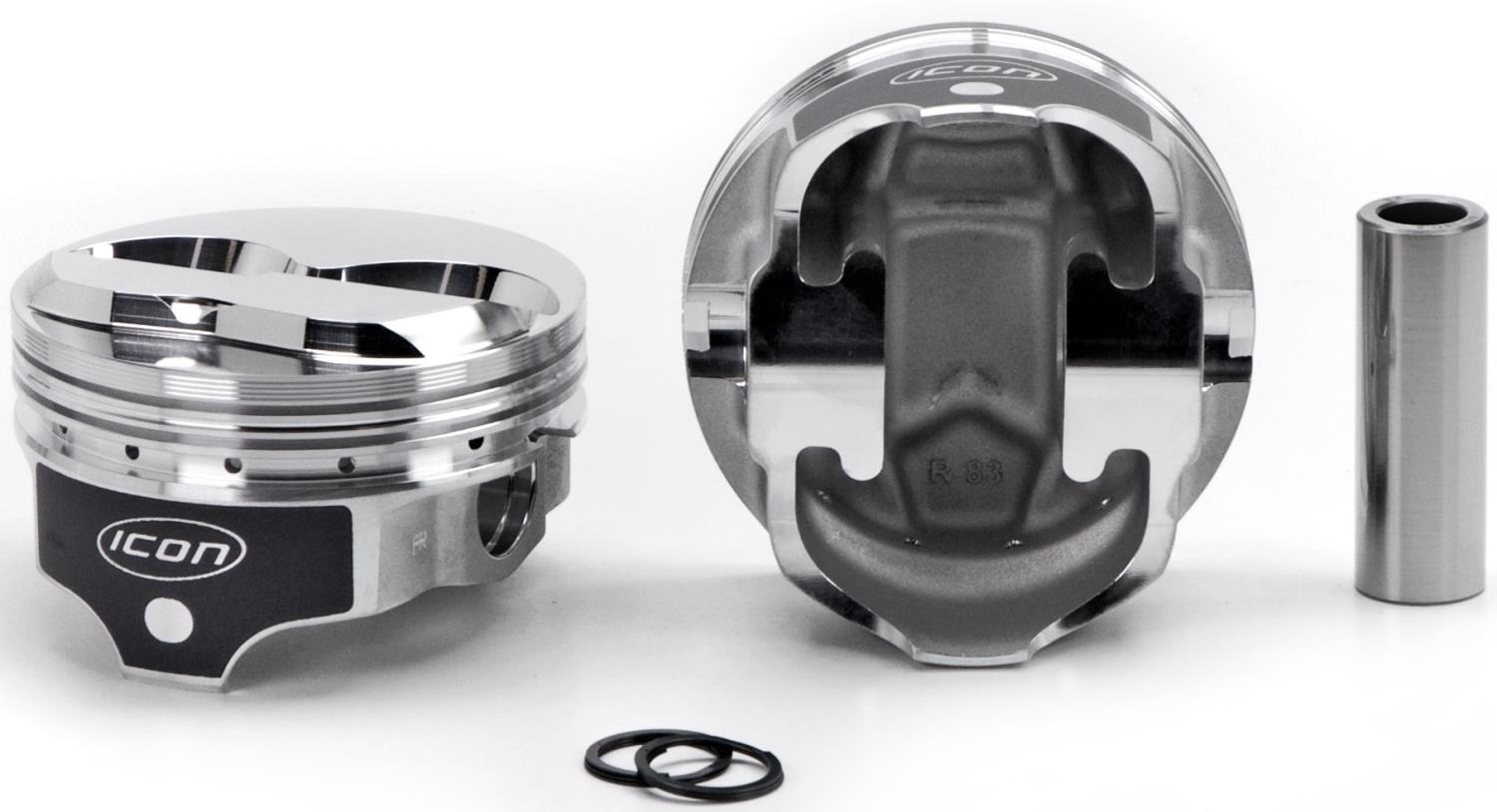 ICON Forged Piston - Chevy 350 Rod 6.000 Hollow Dome -10cc 2V