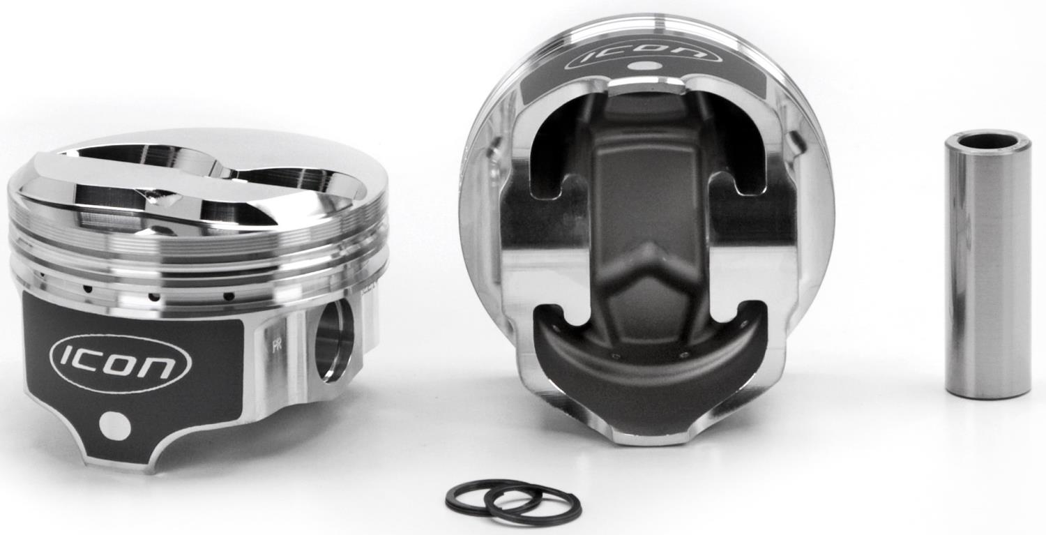 ICON Forged Piston - Chevy 350 Rod 5.700 Hollow Dome -10cc 2V