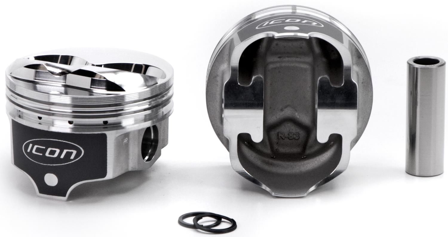 ICON Forged Piston - Chevy 350 Rod 5.700 Hollow Dome -13cc 2V