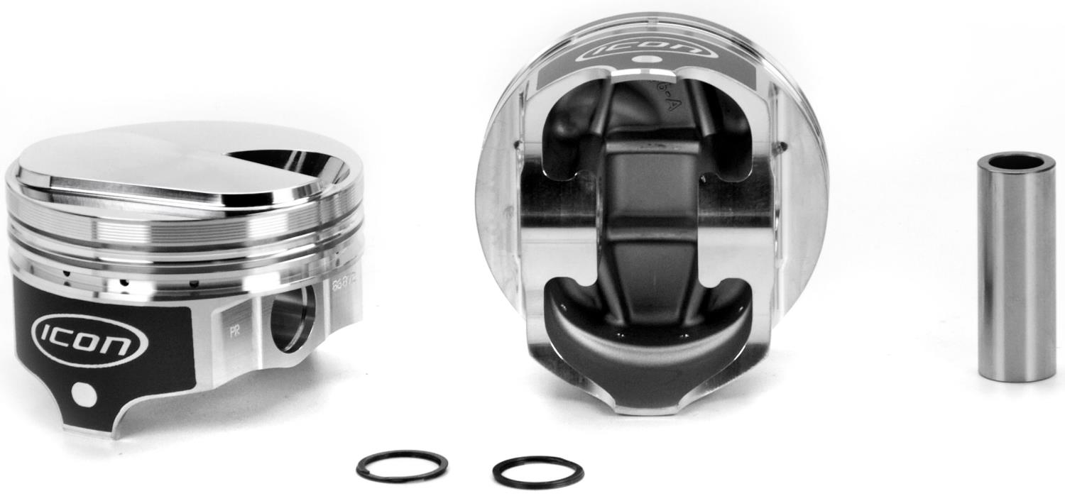 ICON Forged Piston - Chevy 502 Rod 6.135 cc Hollow Dome -17cc 1V
