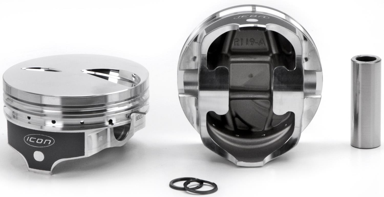 ICON Forged Piston - Ford 520 Rod 6.800 Flat Top 3.4cc 2V or Ford 545 Rod 6.700 Flat Top 3.4cc 2V